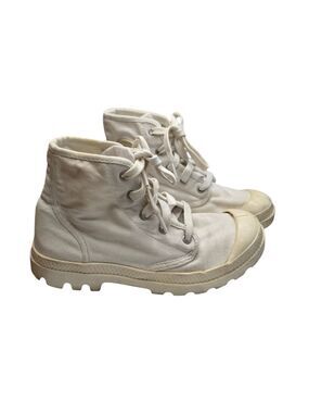 Palladium White Mid Top Sneakers Womens  7